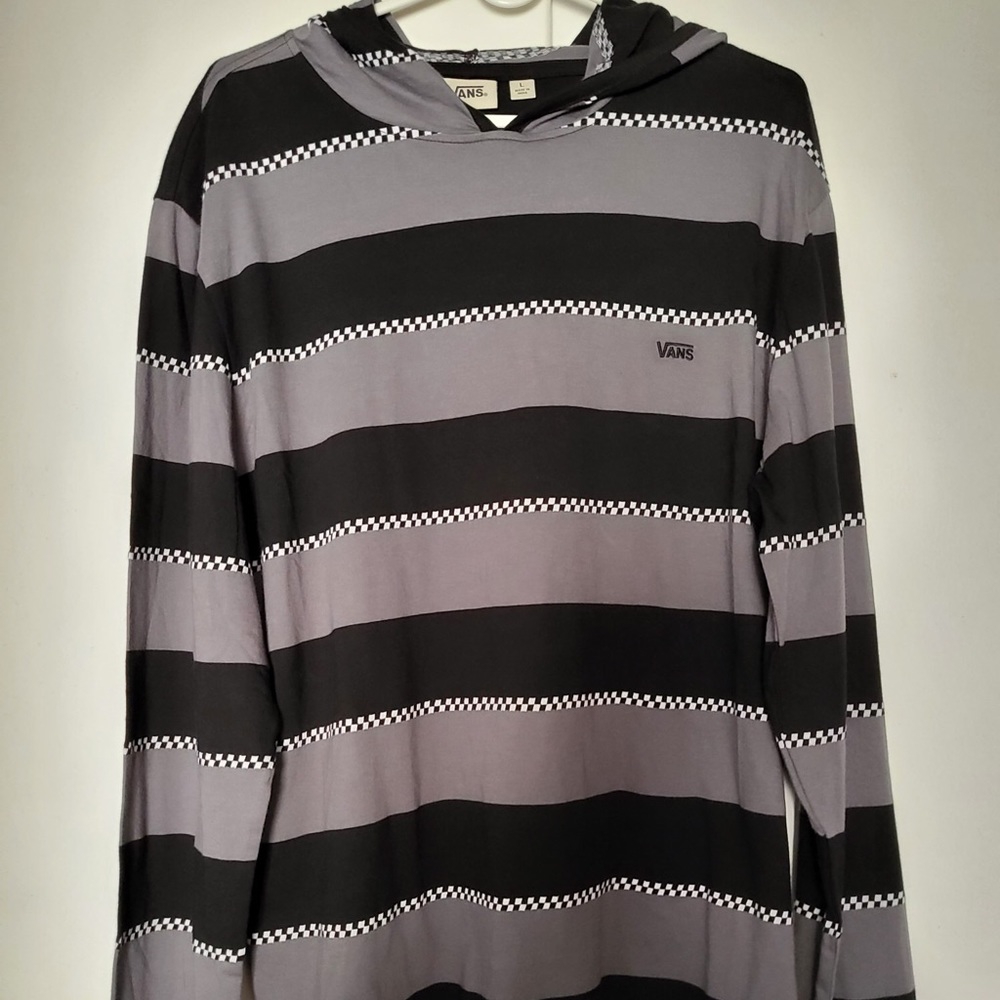 Vans long sleeve hoodie shirt